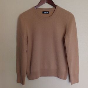 NAADAM The Original Cashmere Sweater SZ M Camel Tan